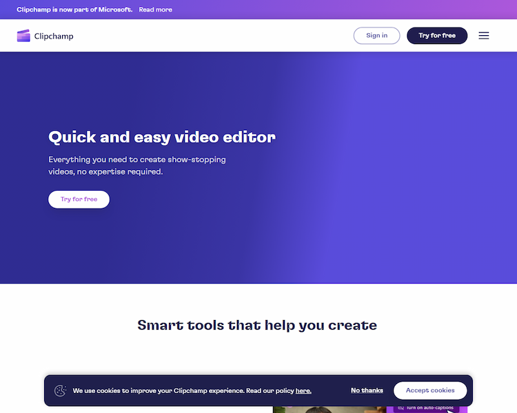 Clipchamp Clipchamp: Create Stunning Videos in Minutes with Ease