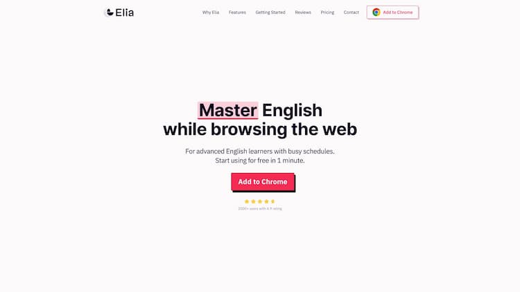 Elia Improve your English vocabulary while browsing the web