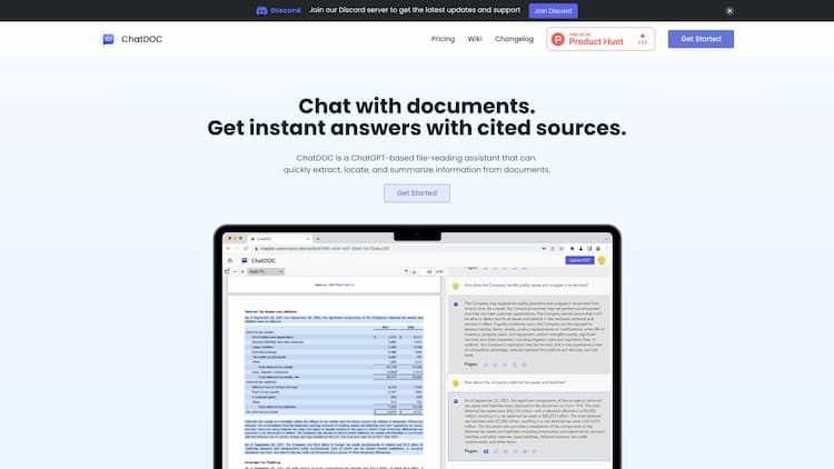 ChatDOC Dive into PDFs like never before with ChatDOC. Let AI summarize long documents, explain complex concepts, and find key information in seconds.