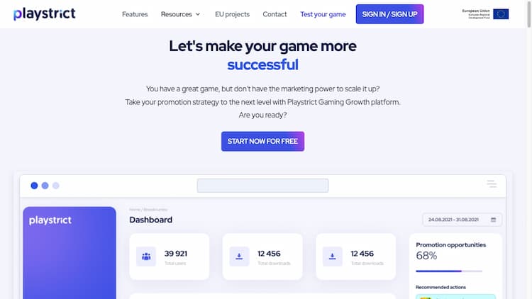 Playstrict Playstrict - Gaming Growth Platform