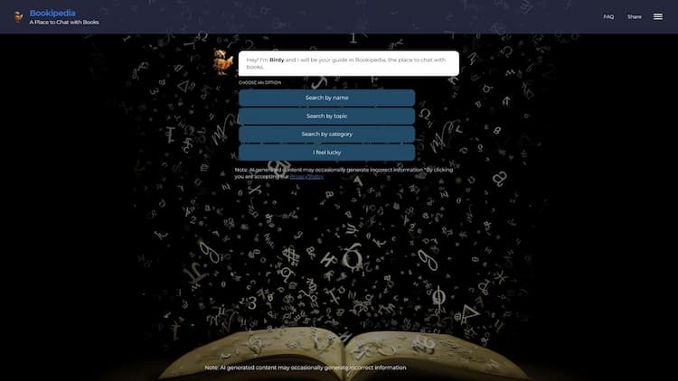 bookipedia bookipedia – A place to chat with books