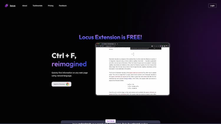 Locus AI Co-Pilot for students & analysts to synthesize information