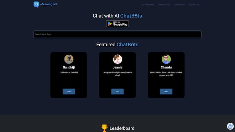 MessengerX AI Powered Chat Apps for Everyone