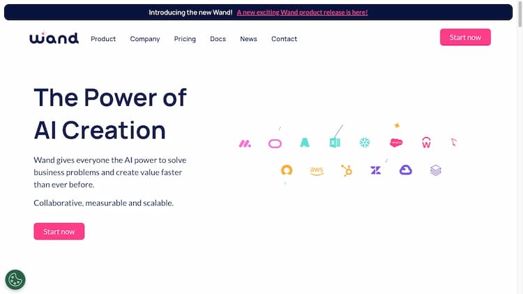 Wand AI Wand is the self-service AI platform for all, no friction, no code, no pain. The Wand AI platform offers speed, autonomy, flexibility and collaboration to build the AI-enabled enterprise.