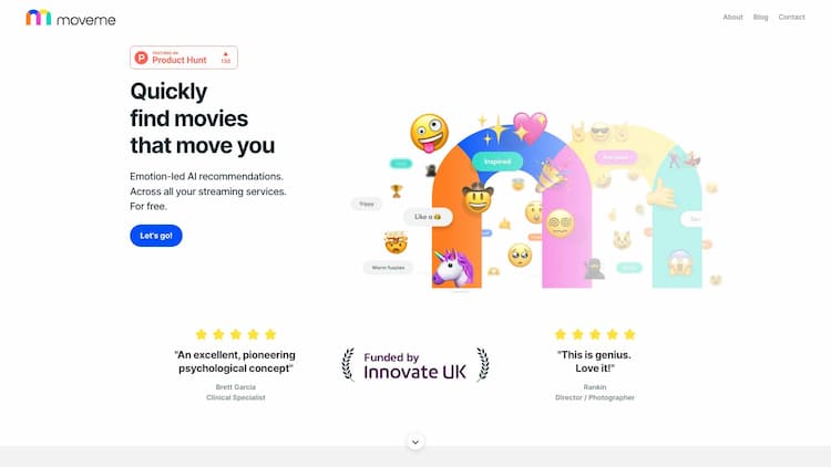 moveme.tv Find a movie to move you to a mood