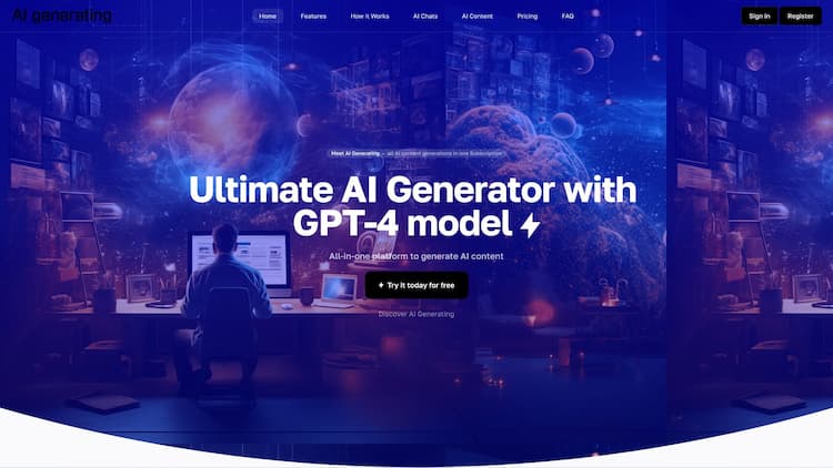 AI-Generating Content AI Generating Writer is designed to help you generate high-quality texts instantly, without breaking a sweat. With our intuitive interface and powerful features, you can easily edit, export or publish your AI-generated result.