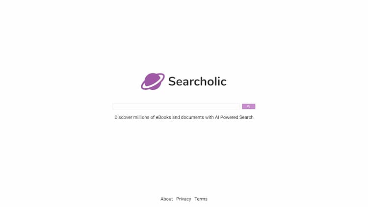 Searcholic - AI Powered Search Engine Discover millions of eBooks and documents with AI Powered Search