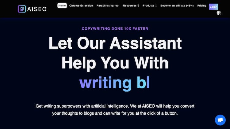 AISEO AISEO is a writing assistant which allow you to generate
            SEO optimized content in minutes instead of hours. AISEO also offer
            the most advanced paraphrasing tool in the market.