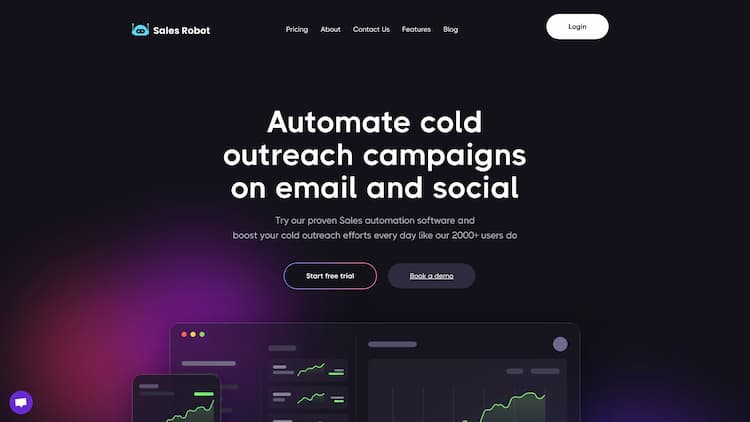 Salesrobot SalesRobot is among the best cloud-based sales Outreach Tools that allow users to run automated multiple cold outreach campaigns on LinkedIn and Email.
